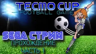 SEGA СТРИМ. Tecmo Cup Football Game. Прохождение, часть 1