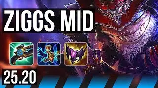 ZIGGS vs ORIANNA (MID) | 2100+ games, 11/3/11 | EUW Master | 25.20