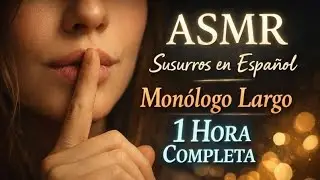 ASMR Susurros en Espa&ntilde;ol | Mon&oacute;logo Largo de Voz Suave (1 Hora, Sin Relajaci&oacute;n Guiada)