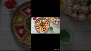Ganesh ji ki Pooja k liye UNIQUE Aarti ki thali ki Sajavat 🔥🌸 #shorts #shortvideo #youtubeshorts