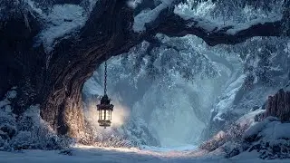 Mystical Lantern Woods ❄️ Peaceful Medieval Instrumental (1 Hour)