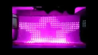 LED Vision Curtain 6m x 3m P18 - www.wow-backdrops.co.uk