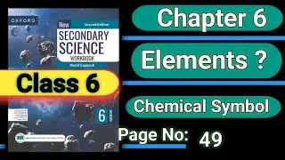 What is an elements | Chemical Symbol | Science Class 6 Aps @garrisonwithHaiqa