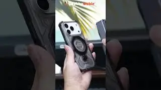 iPhone 17 Clear Magnetic Kickstand Shockproof Case | Airbag Protection & Slim Design