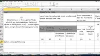 Oregon OSHA 300 Log - How-to