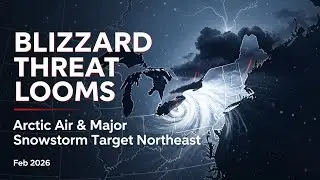 Blizzard Threat Looms: Arctic Air & Major Snowstorm Target Northeast | Feb 2026 #NortheastWeather