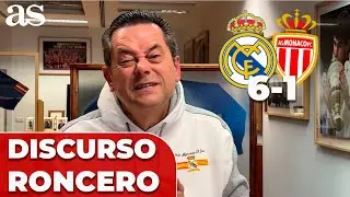 JÚBILO de RONCERO: DISCURSO con MENSAJE CLARO a VINICIUS y a BELLINGHAM