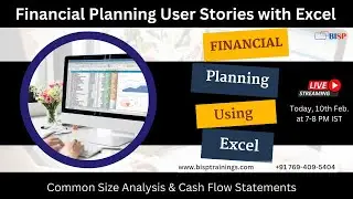 Learn Financial Planning in Excel: Common Size Analysis & Cash Flow Statements| PBCS User Stories