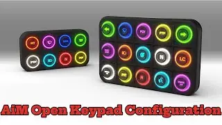 How do I set up an AiM Open Keypad?