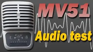 Shure Motiv MV51 Audio Test | vs Behringer C1U