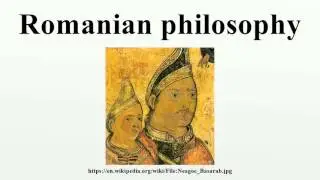 Romanian philosophy