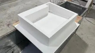 Colorful Solid Surface Stone Washing Basin Bathroom Furniture Sink