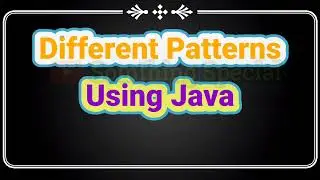 Java  Programming || How to print different patterns in java || simple java pattern program.