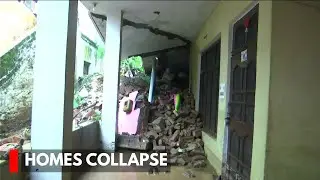 Homes Collapse in Samba, Basantar River Swells