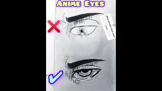 How to draw Anime Eyes👀 #erenjaeger #art #attackontitans