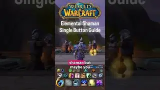 One Button Elemental Shaman DPS Guide | Single-Button Build in WoW Patch 11.2 | #worldofwarcraft