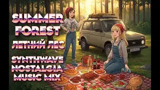 Summer Forest Synthwave Music Mix / Retrowave / Chillsynth / Chill Lofi To Work, Study, Sleep, Relax