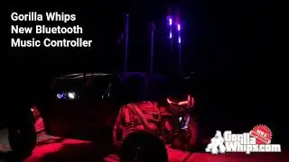 LED Whips Bluetooth Music Controller | Gorilla Whips