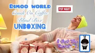 POP MART Dimoo World Crush On Coffee Plush Pendant Unboxing! (I Got the Secret!)