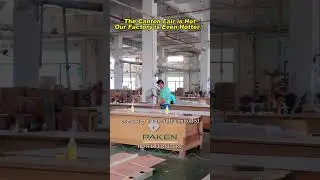 During the Canton Fair, the PAKEN factory is just as fired up! #hotel #furniture #factory #china