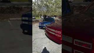 Candy Blue & Red 🍎🫐✨✨ OBS Silverado Dropped Trucks #obschevy #candypaint #silverado #chevy #truck