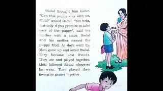  Class 3 santoor chapter 2 badal and moti कक्षा 3 संतूर पाठ 2 बादल और मोती 