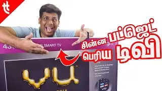 VU Pixelight Smart Tv Unboxing  and Setup in Tamil Today