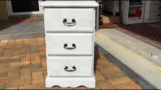THRIFT FLIP - vintage/distressed style bedside table