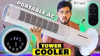 HiFresh Air Tower Cooler Unboxing & Review | Mini Portable AC Cooler