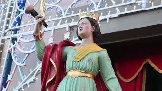 Filogaso SANT'AGATA festa Patronale 2023. Uscita processione. 2/4
