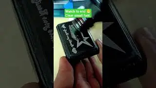 how to make Permanent ink Stamp #permanentink #youtubeshorts