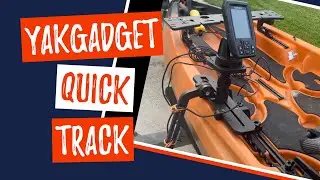 Kayak DIY Yakgadget Quick Track for our Nucanoe Flint - Improve your Flint with this cool accessory