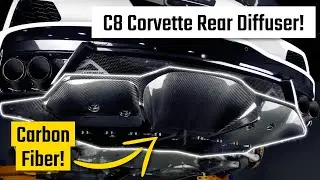 Verus Engineering C8 Corvette Carbon Fiber Rear Diffuser! - Paragon Performance
