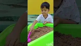 Sandpit activity for Playgroup #preschool #montessori #funlearningforkids