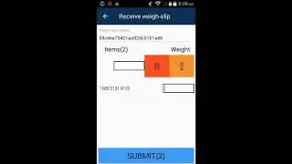 OCTOSCM - Delete read items from the Receive weigh slip lay out