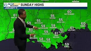 FIRST ALERT 6 PM FORECAST: Saturday, Jan. 10