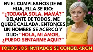 En el cumpleaños de mi hija, se burló de que yo no fuera viuda. Entonces, un hombre entró...
