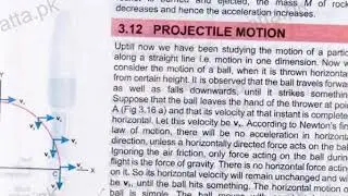 Projectile motion |Range | Time of flight  | chap #3 |Physics | First year