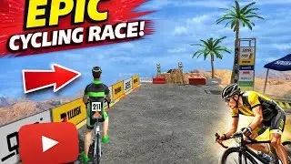 ☠️Epic cycling race 🚲🚲 #CyclingGame #EpicRace #BikeRacing #Gameplay #RacingGame #CyclingChallenge 