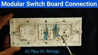 Electric Board Connection AC + DC Supply For Hybrid Fan || Wiring Connection 🔥 Simple Trick
