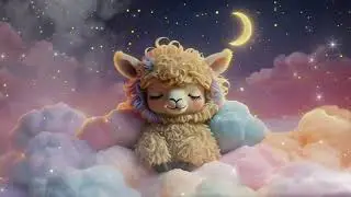 Fall Asleep Fast: Relaxing Music and Cute, Soothing Llama Visuals for 1 Hour