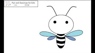 Hvordan tegne veps🐝@YuTubers