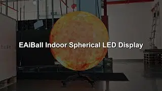 EAiBall Indoor Spherical LED Display | 360&deg; Full-View Display, Powerful Visual Impact.