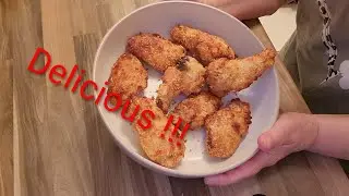 Crispy chicken breadcrumbs in the Airfryer