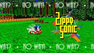 Zippy Sonic in Nu Angel Island Zone!