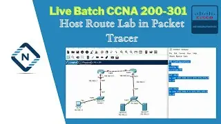 54 Host Route Lab in Packet Tracer | CCNA Lab | Network Basic