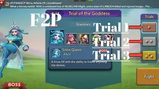 Lords mobile challenge stage 8-18  trial 1,2 and 3 using f2p heroes