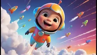 Roblox Baby Rocket Sailed Across the Rainbow | Nursery Rhymes for Kids & Baby Songs