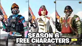 FREE CHARACTERS CODM SEASON 6 COD MOBILE S6 LEAKS 2022 CALL OF DUTY MOBILE FREE REWARDS