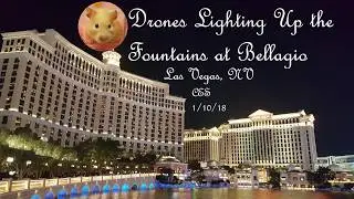Intel Drones at Bellagio Fountains